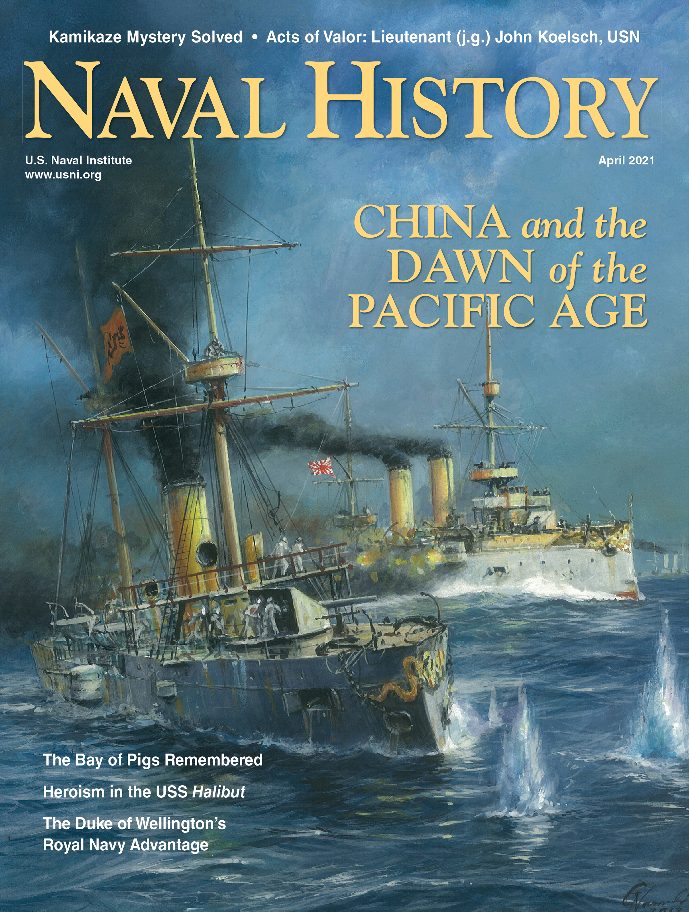 Naval History Cover February 2021