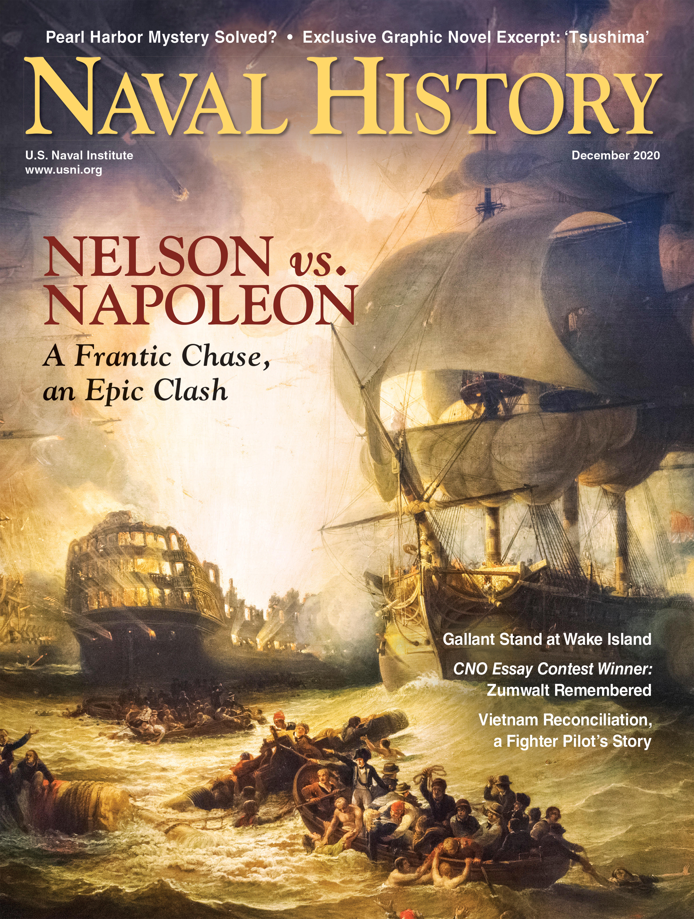 Naval History Cover December 2020