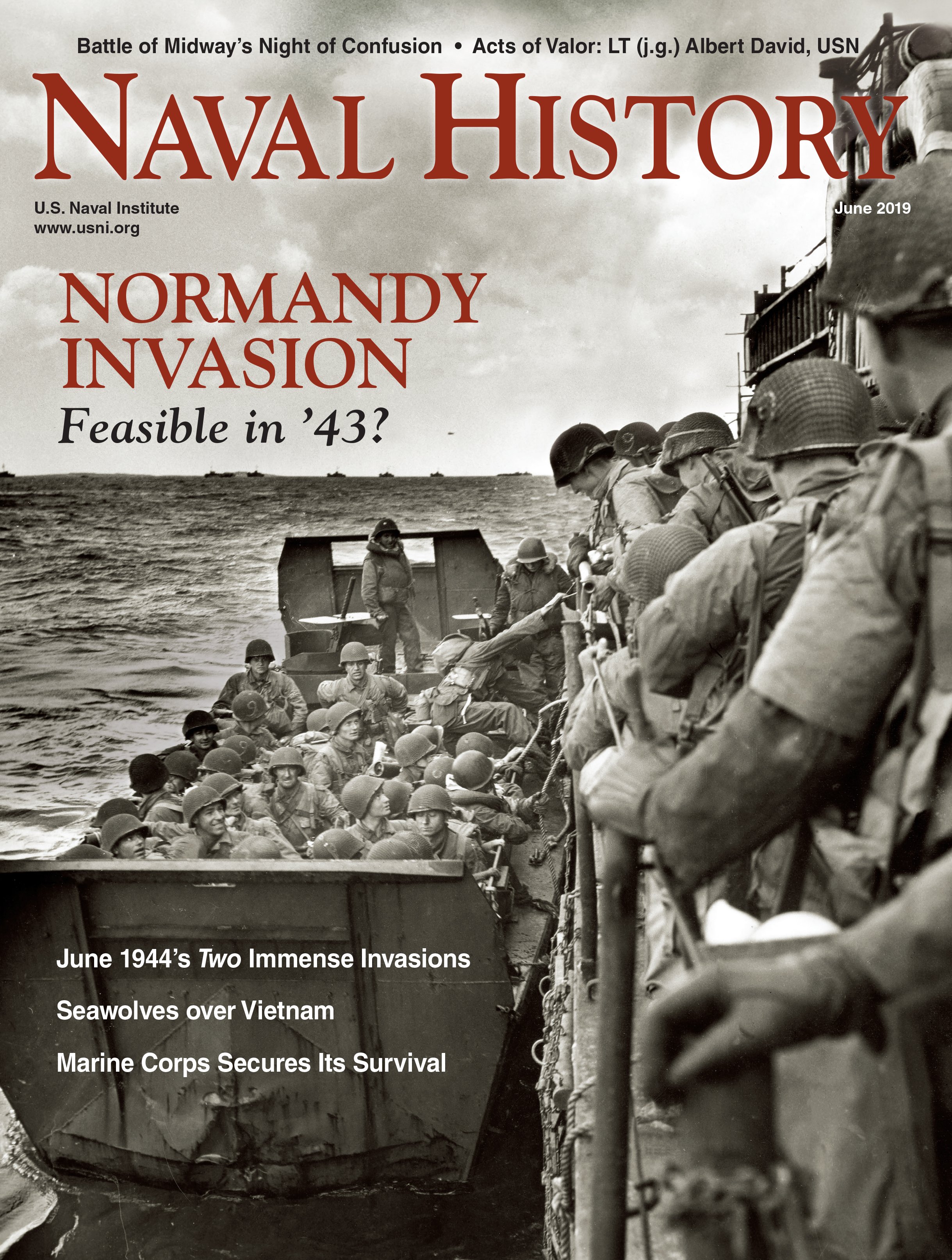 Naval History Magazine - June 2019 Volume 33, Number 3 Cover