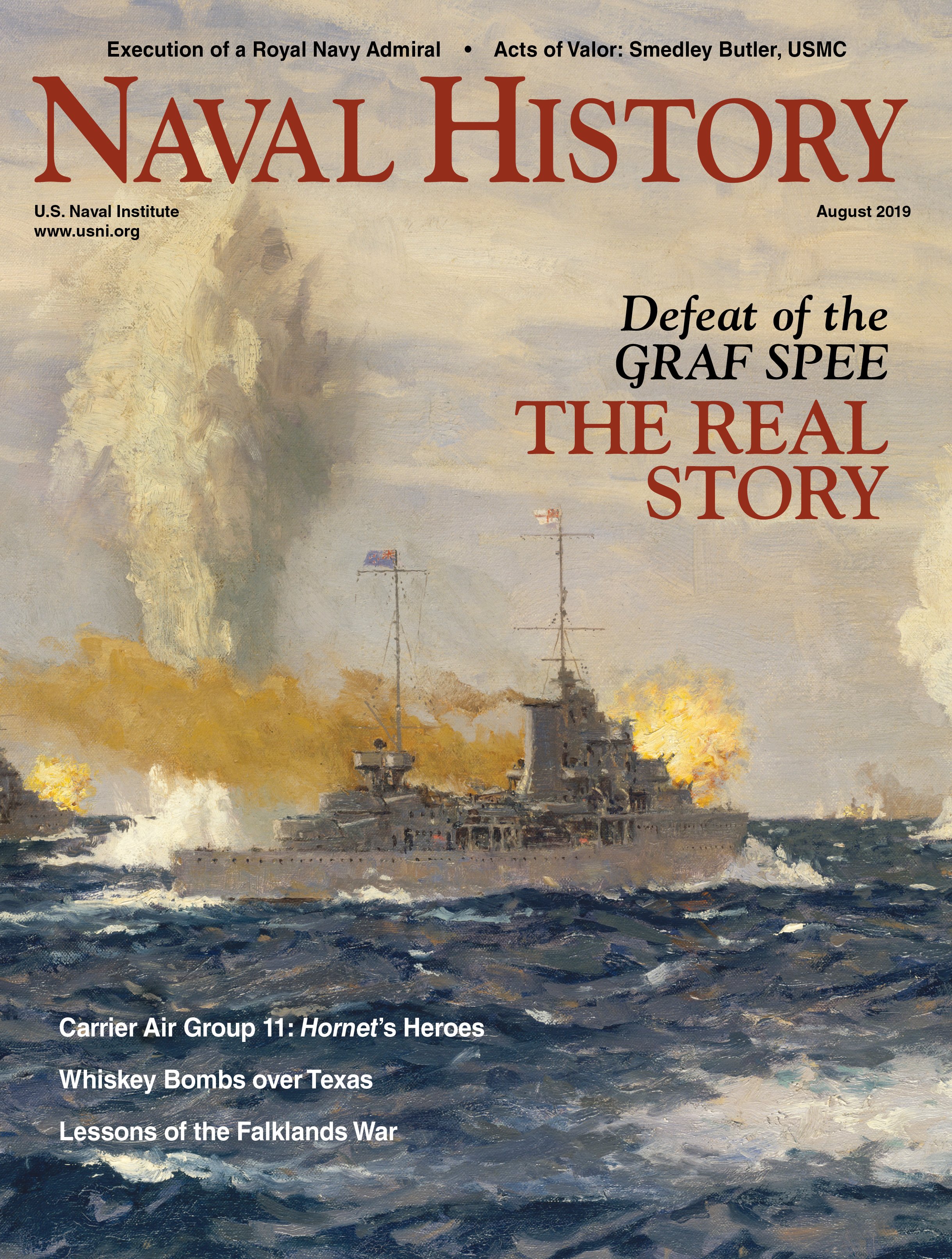 Naval History Magazine - August 2019, Volume 33, Number 4 Cover