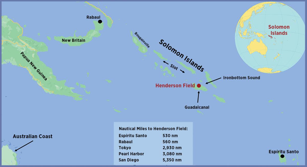 map 1 - Solomon Islands