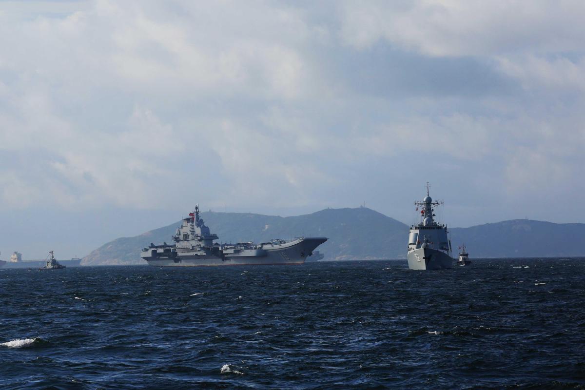 Chinese aircraft carrier Liaoning