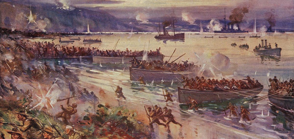 Ships at Gallipoli