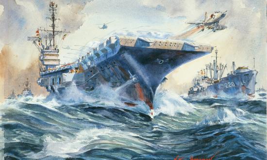 USS Forrestal Painting