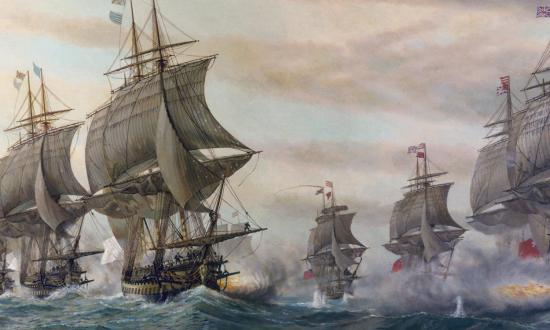The crucial French naval victory at the 1781 Battle of the Capes marked the day the Royal Navy lost the American Revolution. 