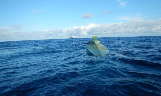 Drug-smuggling semi-submersible craft