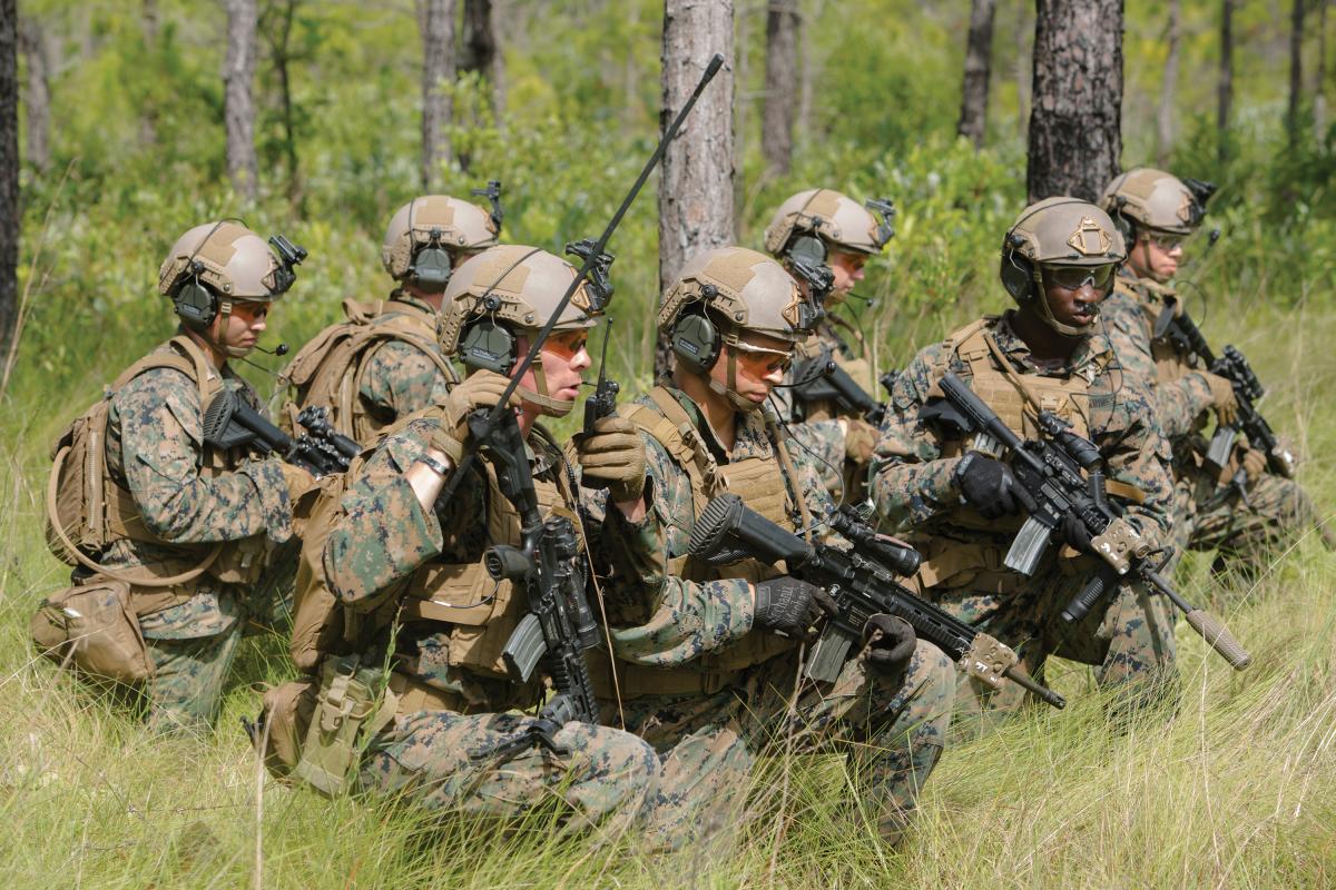 U.S. Marines make final Preparations to their Sea Dragon 2025 weapon systems and gear during a live-fire range at Camp Lejeune, N.C., July 12, 2017