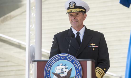 Navy Admiral Bill Moran